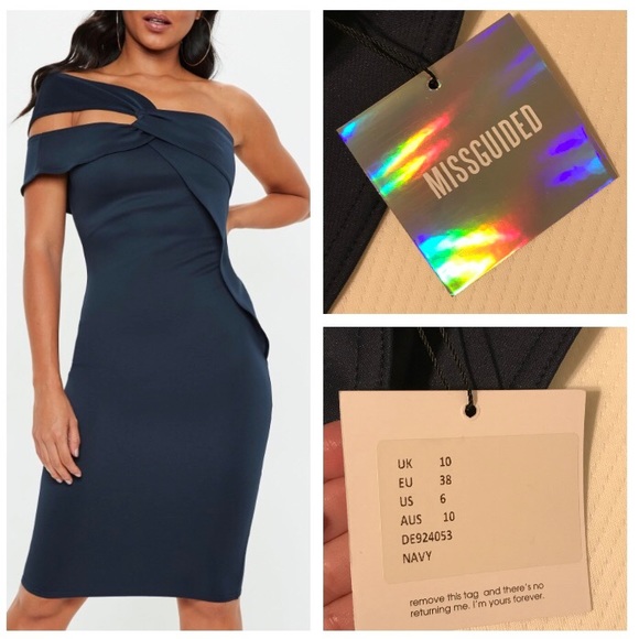missguided origami dress
